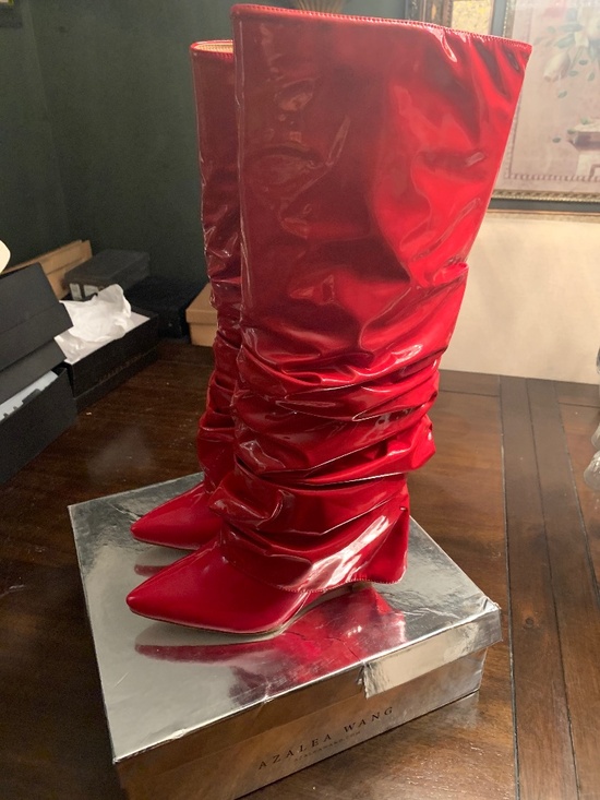 Shoes - Azalea Wang Sid-Red Heels Size 8